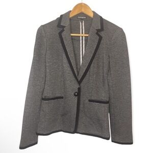 Express Gray knit Soft Comfort Business‎ Blazer​​​​